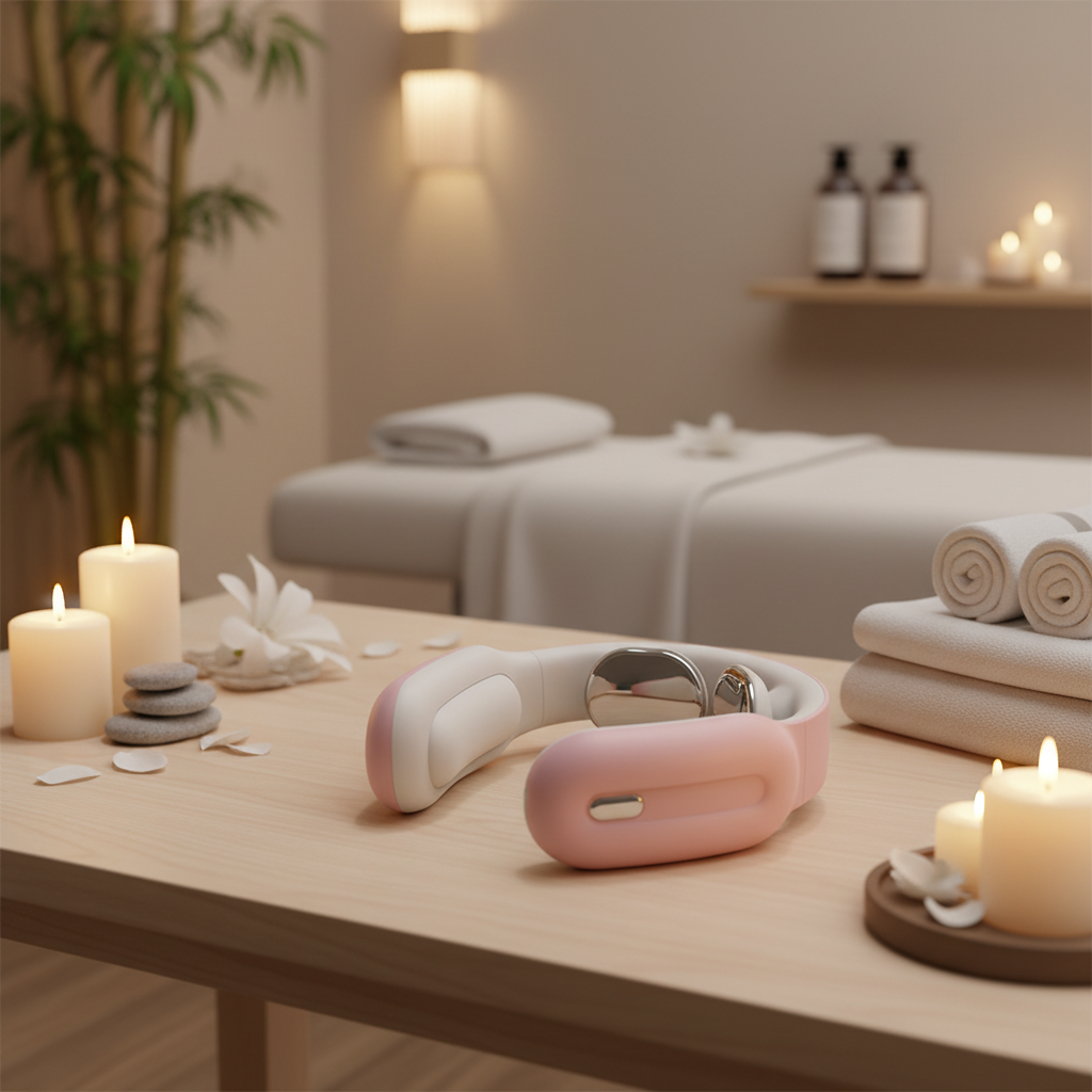 Masseur Cervical Intelligent – Compression Chaude & Physiothérapie