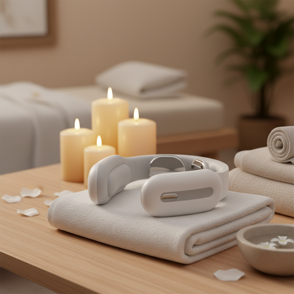 Masseur Cervical Intelligent – Compression Chaude & Physiothérapie