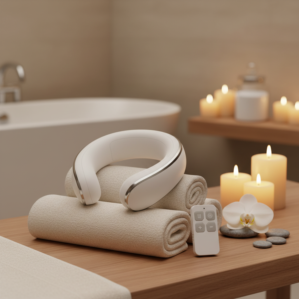 Masseur Cervical Intelligent – Compression Chaude & Physiothérapie